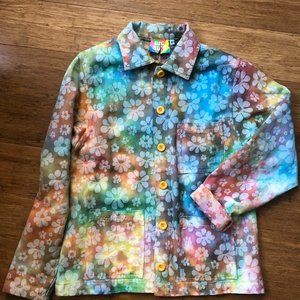 Big Bud Press Lazy Daisy Tye Dye Work Jacket